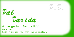 pal darida business card